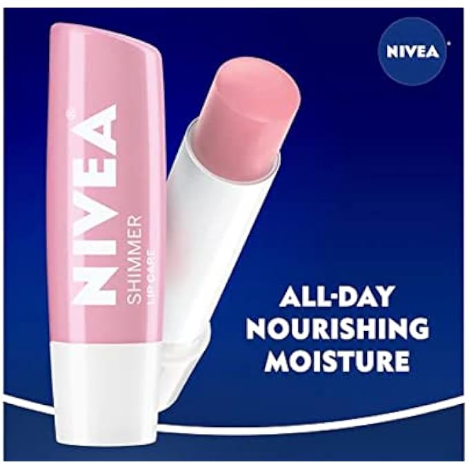 Nivea A KISS OF SHIMMER RADIANT LIP CARE SPF 10, 0.17-OUNCE STICKS (PACK OF 3) - Image 3